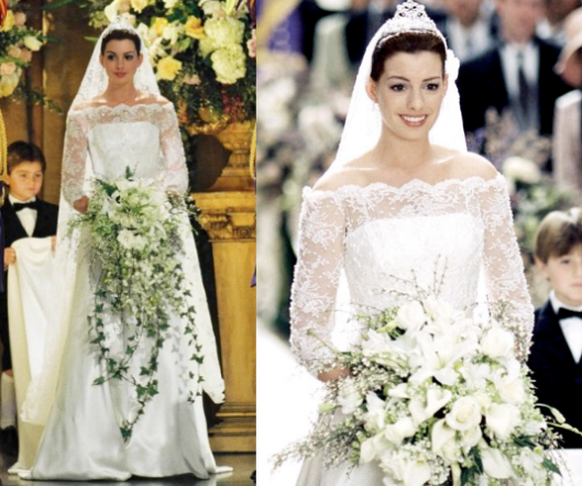 Image Courtesy: http://goo.gl/Ukrv4H Title: Wedding gown from the movie Princess Dairies 